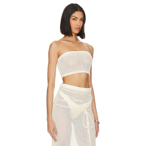 New LPA Soline Midi Top in Ivory, Size S - Picture 2 of 7